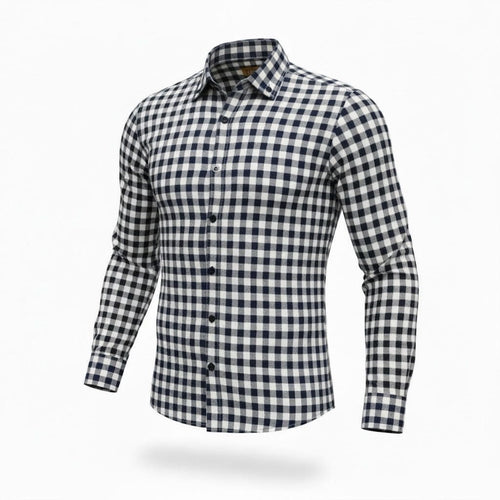 Camisa de Algodón para Hombre - Manga Larga