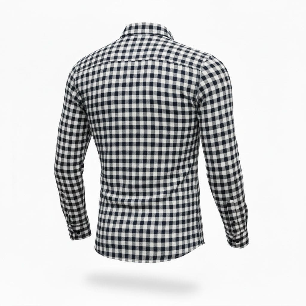 Camisa de Algodón para Hombre - Manga Larga