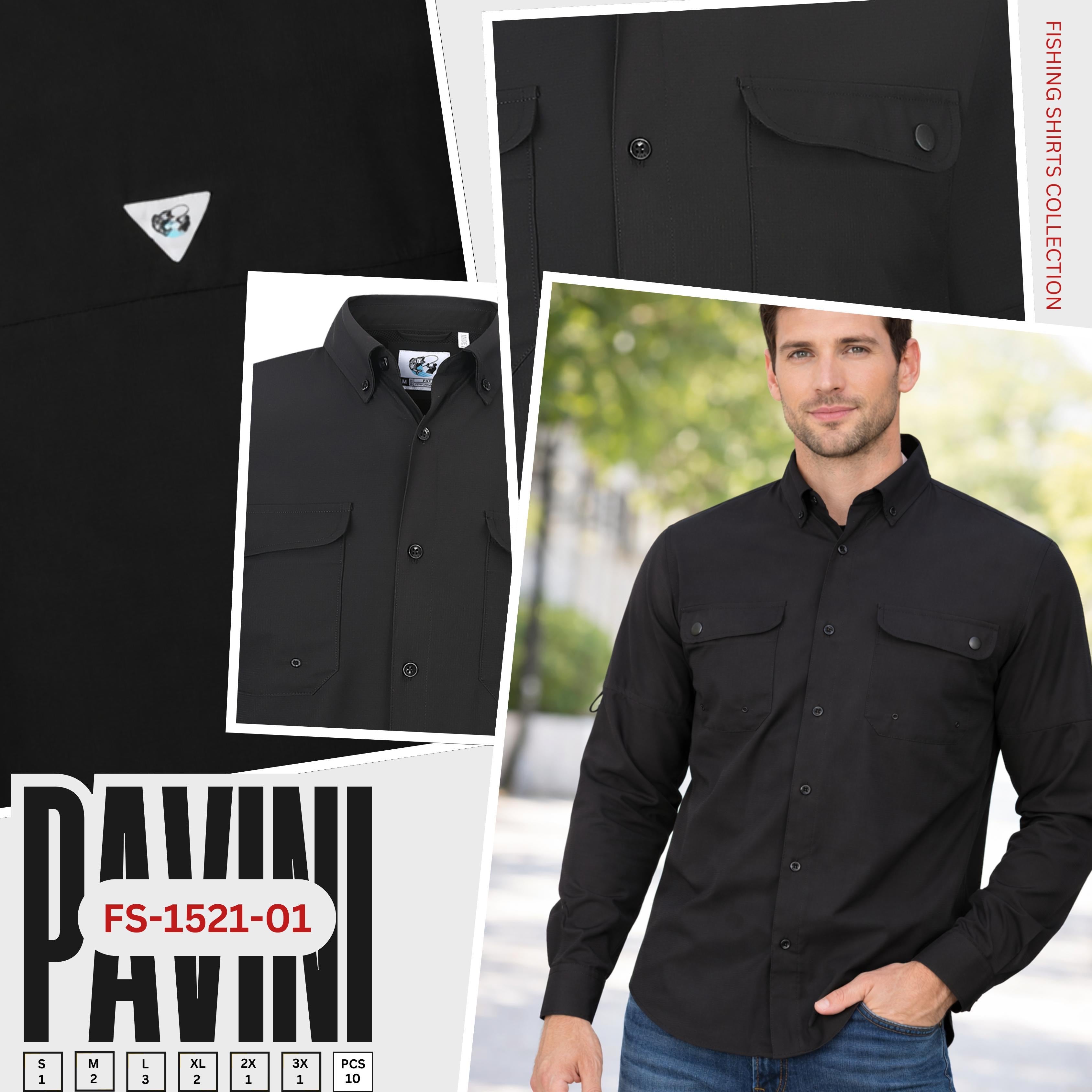 Camisa Pavini Fishing Shirt Original – Protección Solar y Secado Rápido