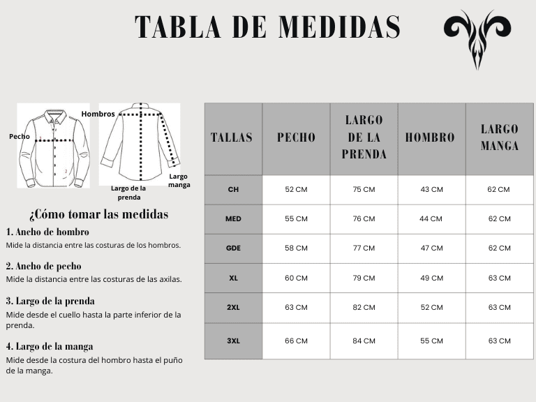 Camisa de Algodón para Hombre - Manga Larga