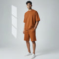 Conjunto Oversize Texturizado Premium Hombre – Playera y Bermuda