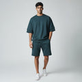 Conjunto Oversize Texturizado Premium Hombre – Playera y Bermuda