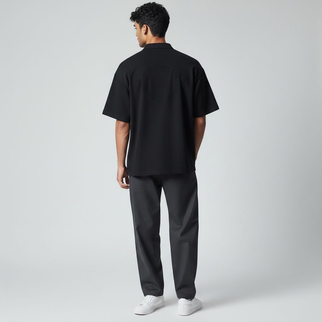 Polo Oversize Premium Hombre – Bordado y Embossing