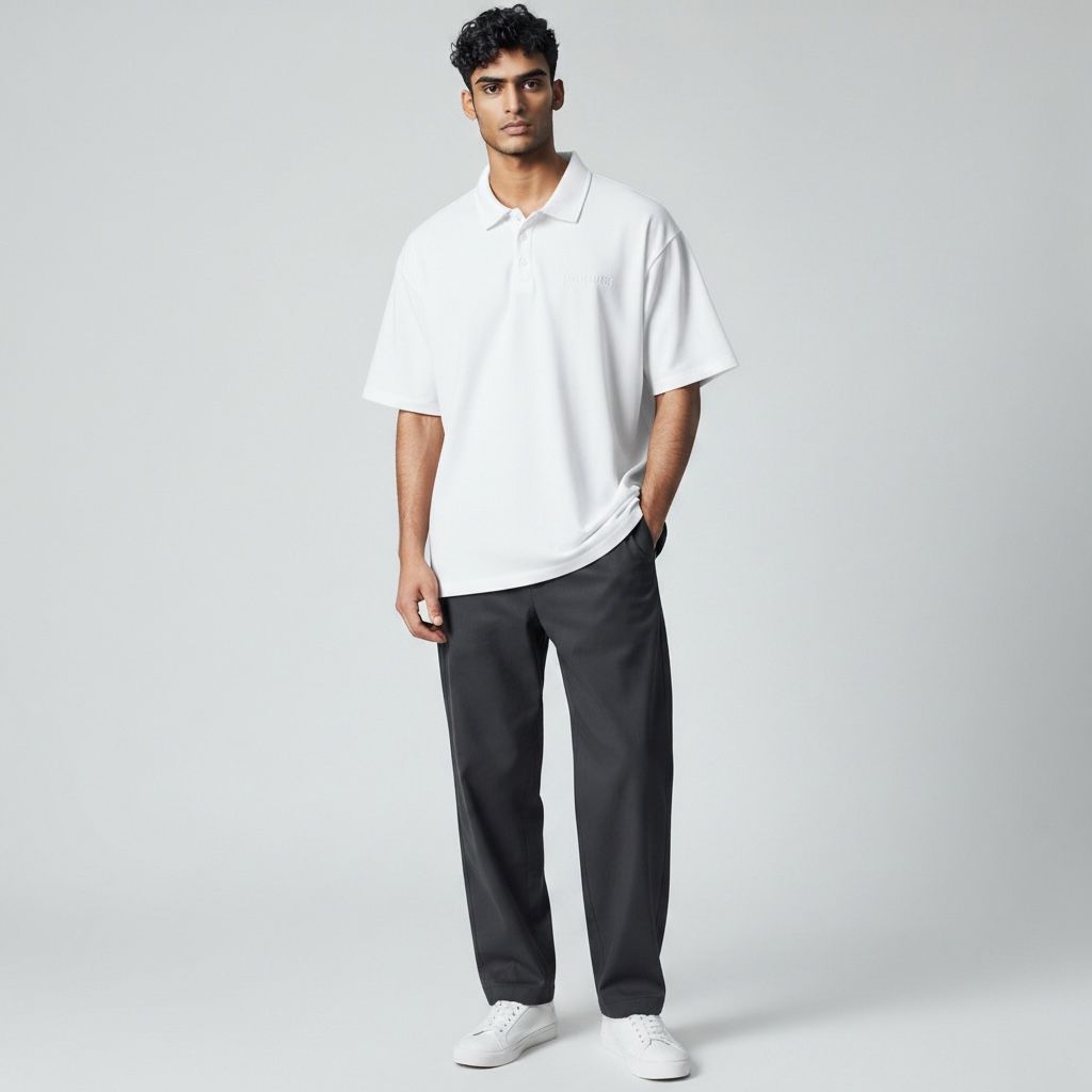 Polo Oversize Premium Hombre – Bordado y Embossing
