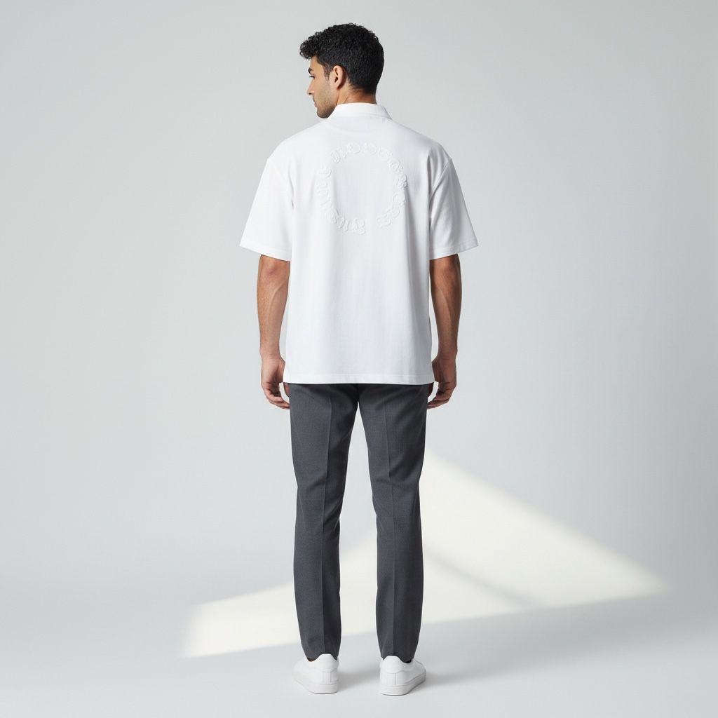 Polo Oversize Premium Hombre – Bordado y Embossing