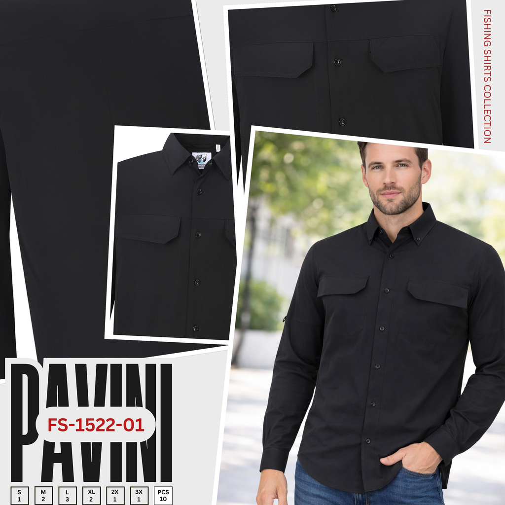 Camisa Pavini Fishing Shirt Original – Protección Solar y Secado Rápido