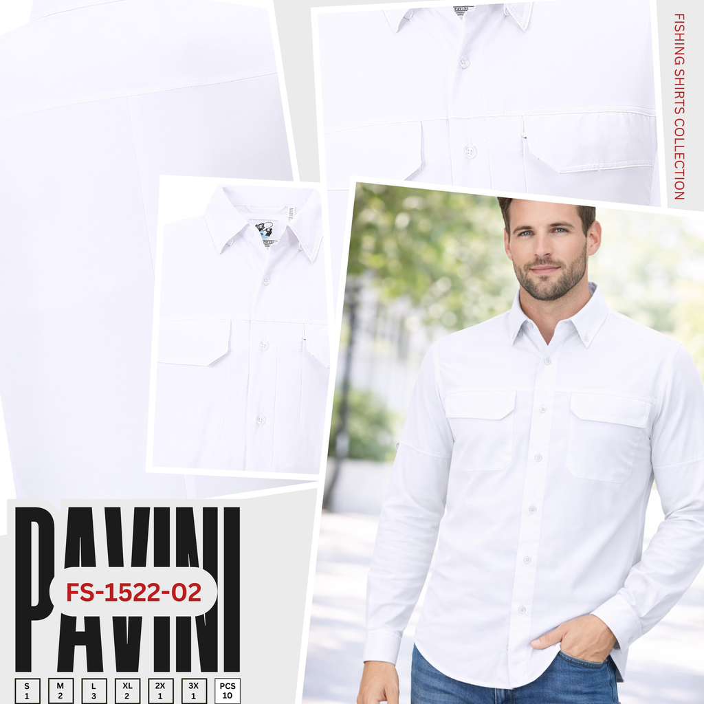 Camisa Pavini Fishing Shirt Original – Protección Solar y Secado Rápido
