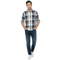 Camisa de Cuadros Red Blue 100% Algodón Slim Fit