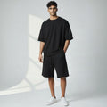 Conjunto Oversize Texturizado Premium Hombre | Red & Blue
