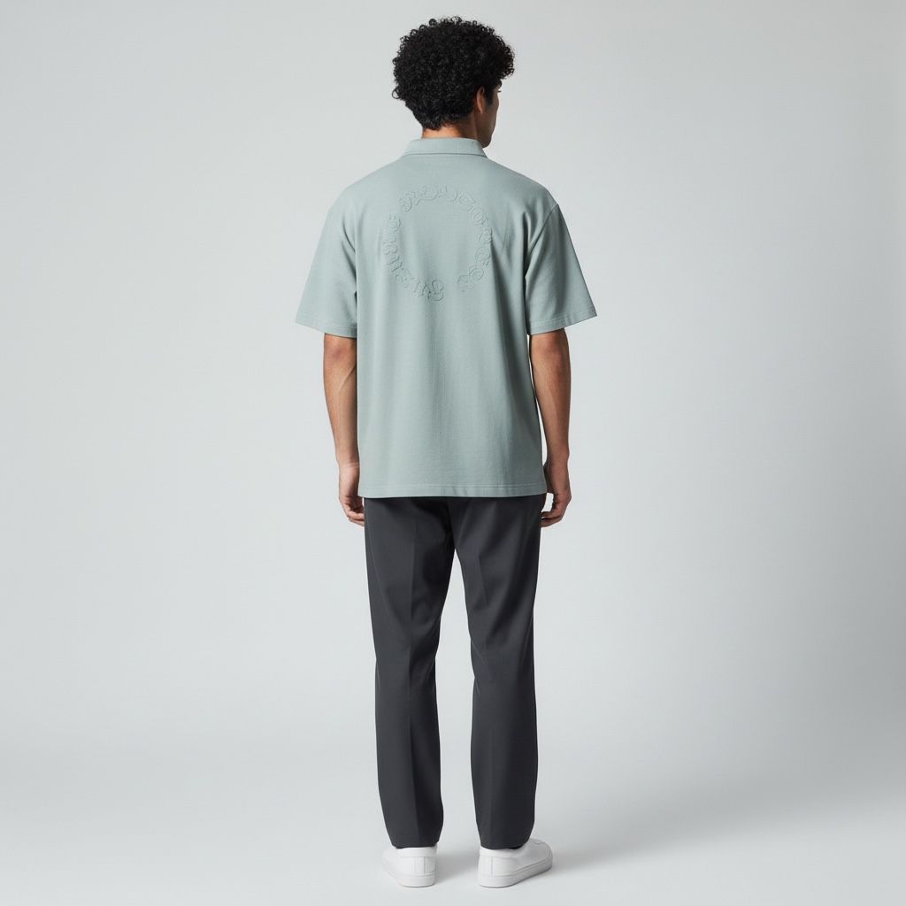 Polo Oversize Premium Hombre – Bordado y Embossing
