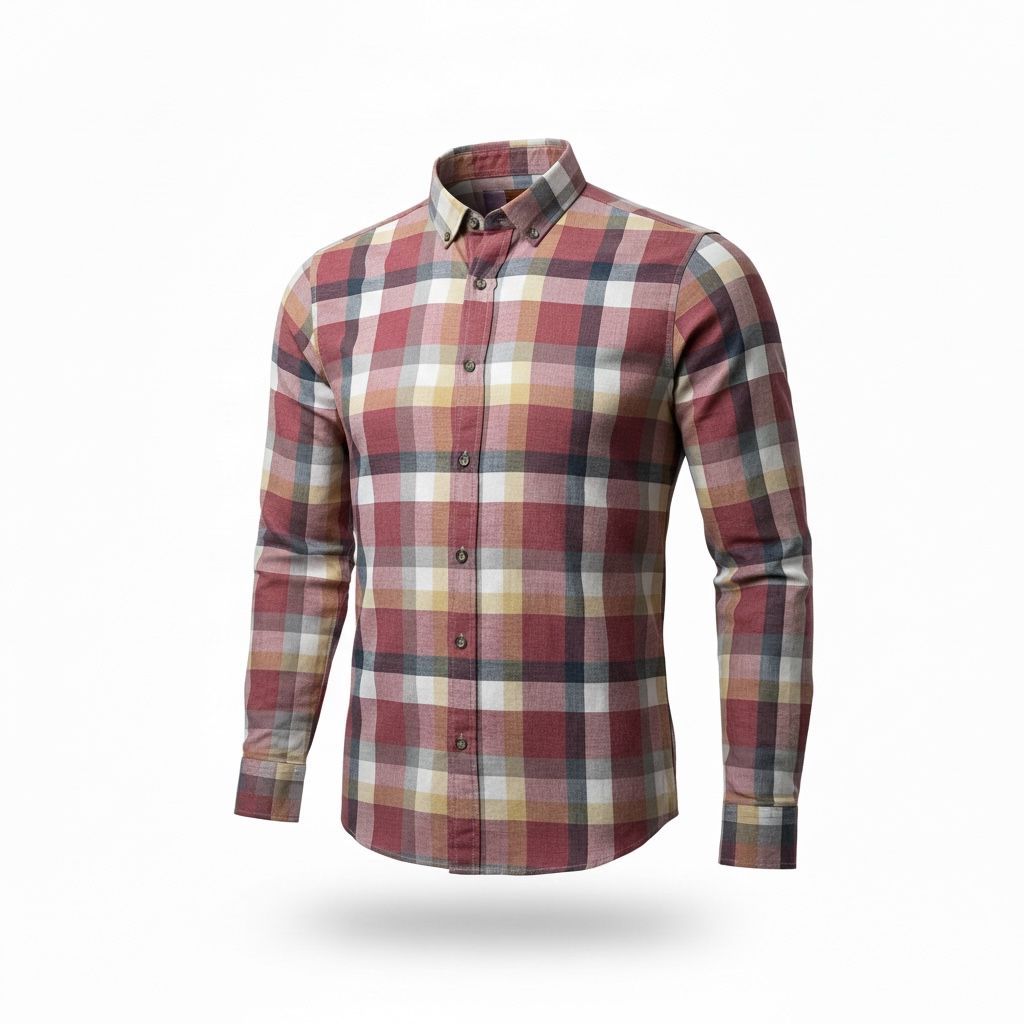 Camisa de Algodón para Hombre – Manga Larga