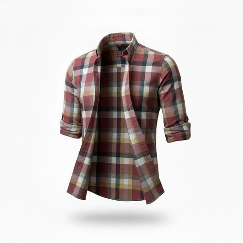 Camisa de Algodón para Hombre – Manga Larga