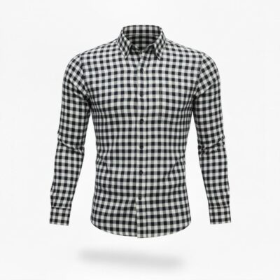 Camisa de Algodón para Hombre - Manga Larga