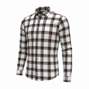 Camisa de Algodón para Hombre - Manga Larga