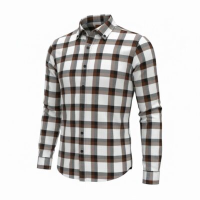 Camisa de Algodón para Hombre - Manga Larga