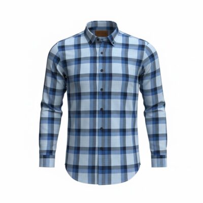 Camisa de Algodón para Hombre - Manga Larga